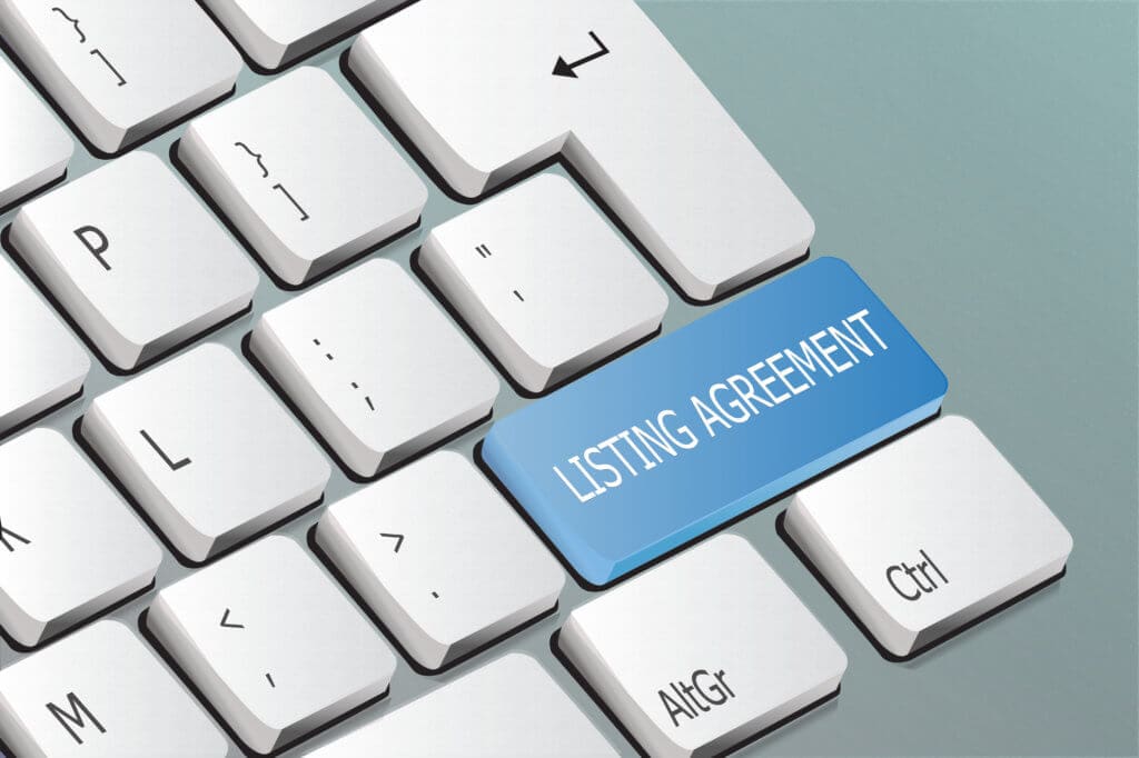 Listing agreement
